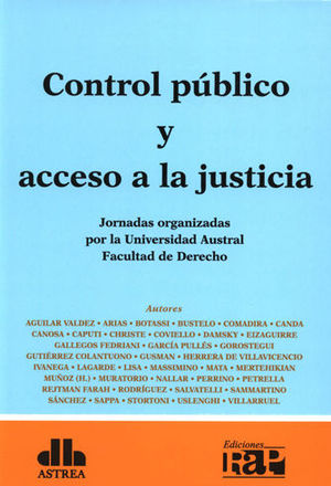 CONTROL PÚBLICO Y ACCESO A LA JUSTICIA 2 TOMOS