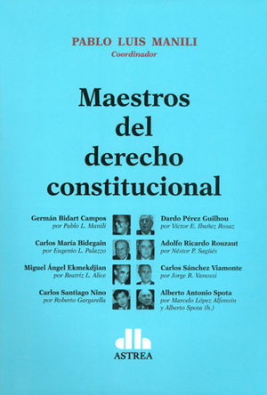 MAESTROS DEL DERECHO CONSTITUCIONAL