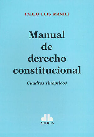 MANUAL DE DERECHO CONSTITUCIONAL