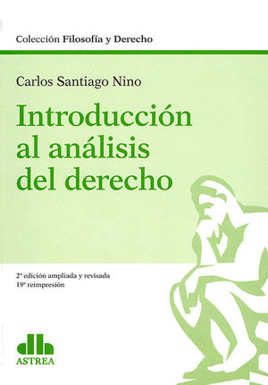 INTRODUCCIÓN AL ANÁLISIS DEL DERECHO - 2.ª ED. 1980, 1.ª REIMP. 2017