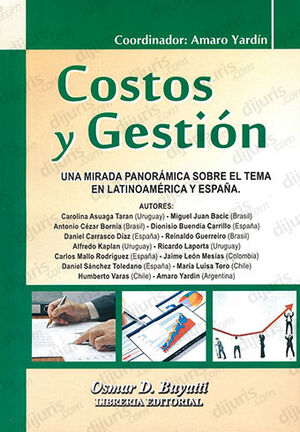 COSTOS Y GESTIÓN - 1.ª ED. 2013