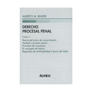 DERECHO PROCESAL PENAL. TOMO V (PASTA DURA) - 1.ª ED. 2021