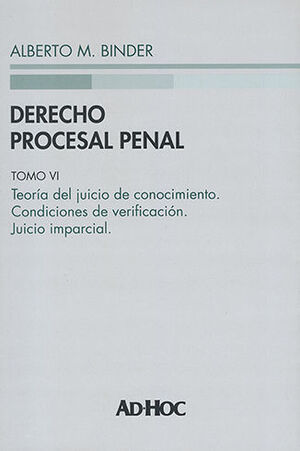 DERECHO PROCESAL PENAL - TOMO VI - 1.ª ED. 2022