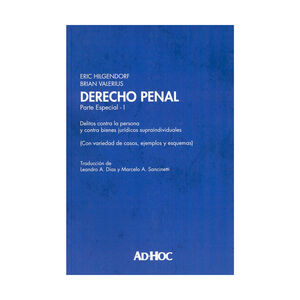 DERECHO PENAL (PARTE ESPECIAL) TOMO I  - 1.ª ED. 2022