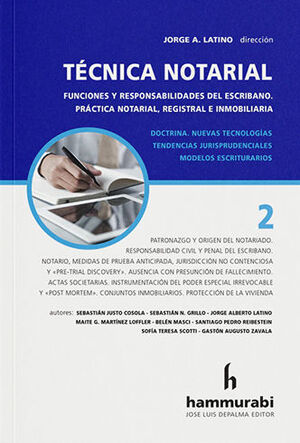 TÉCNICA NOTARIAL, VOL. 2 - 1.ª ED. 2022