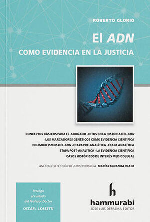 ADN COMO EVIDENCIA EN LA JUSTICIA, EL - 1.ª ED. 2023