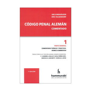 CÓDIGO PENAL ALEMAN. TOMO 1, PARTE GENERAL - 1.ª ED. 2023