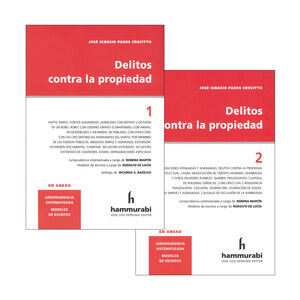 DELITOS CONTRA LA PROPIEDAD. (2 TOMOS) - 1.ª ED. 2024