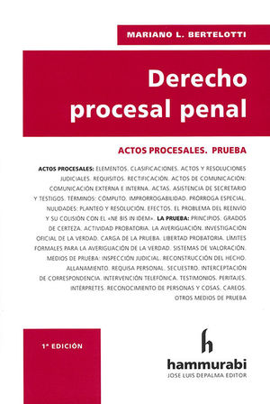 DERECHO PROCESAL PENAL