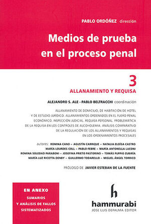 MEDIOS DE PRUEBA EN EL PROCESO PENAL. VOL. 3