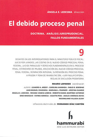 DEBIDO PROCESO PENAL, EL TOMO 09