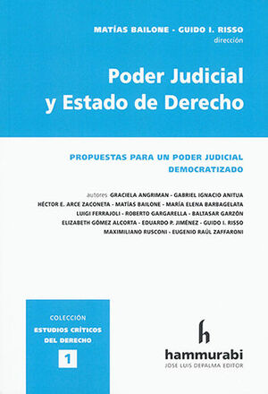PODER JUDICIAL Y ESTADO DE DERECHO VOL.1