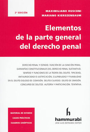 ELEMENTOS DE LA PARTE GENERAL DEL DERECHO PENAL (2ª ED.)