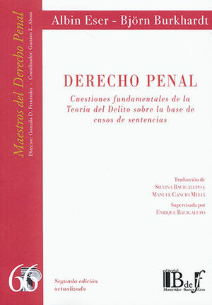 DERECHO PENAL - 2.ª ED. 2023, REIMP. 2024