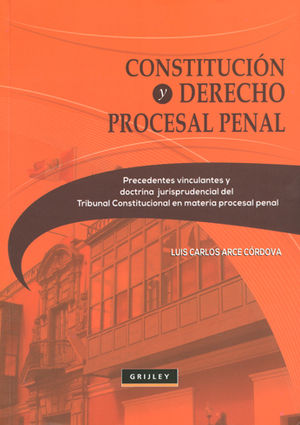 CONSTITUCION Y DERECHO PROCESAL PENAL