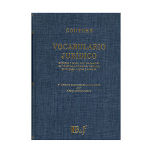 VOCABULARIO JURÍDICO (PASTA DURA) - 4ª ED. 2010, REIMP. 2023