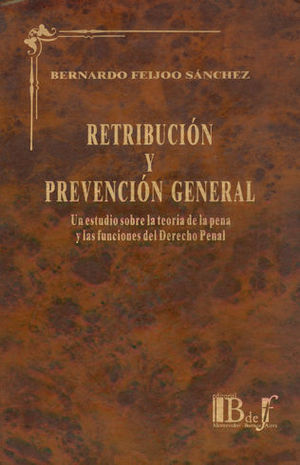 RETRIBUCIÓN Y PREVENCIÓN GENERAL