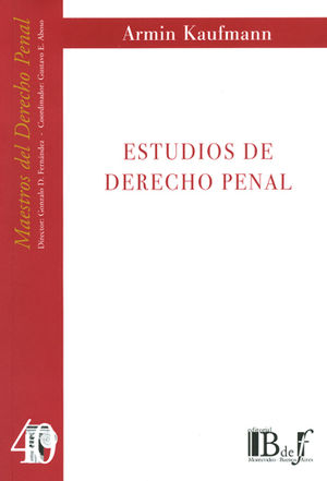 ESTUDIOS DE DERECHO PENAL - 1.ª ED. 2013, 1.ª REIMP. 2021