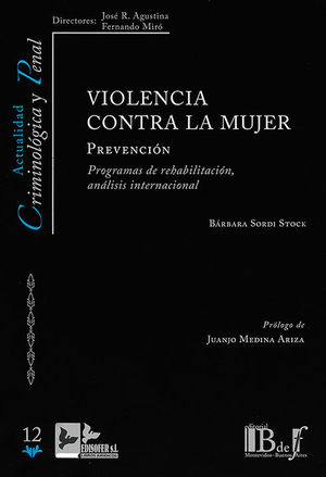 VIOLENCIA CONTRA LA MUJER - 1.ª ED. 2018, 1.ª REIMP. 2019
