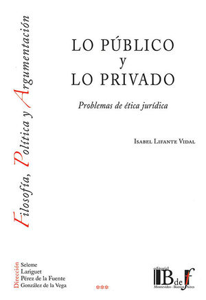 LO PÚBLICO Y LO PRIVADO - 1.ª ED. 2018