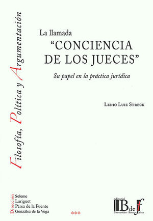 LLAMADA CONCIENCIA DE LOS JUECES, LA - 1.ª ED. 2019