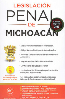 LEGISLACIÓN PENAL DE MICHOACÁN - 8.ª ED. 2025
