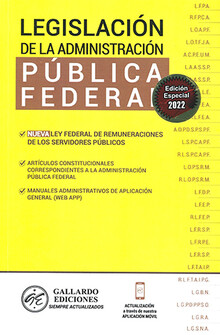 LEGISLACIÓN ESPECIALIZADA DE LA ADMINISTRACIÓN PÚBLICA FEDERAL - 2.ª ED. 2024