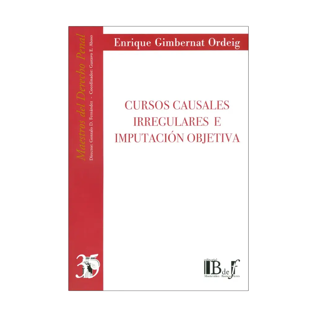 CURSOS CAUSALES IRREGULARES E IMPUTACIÓN OBJETIVA - 1.ª ED. 2011, REIMP. 2025