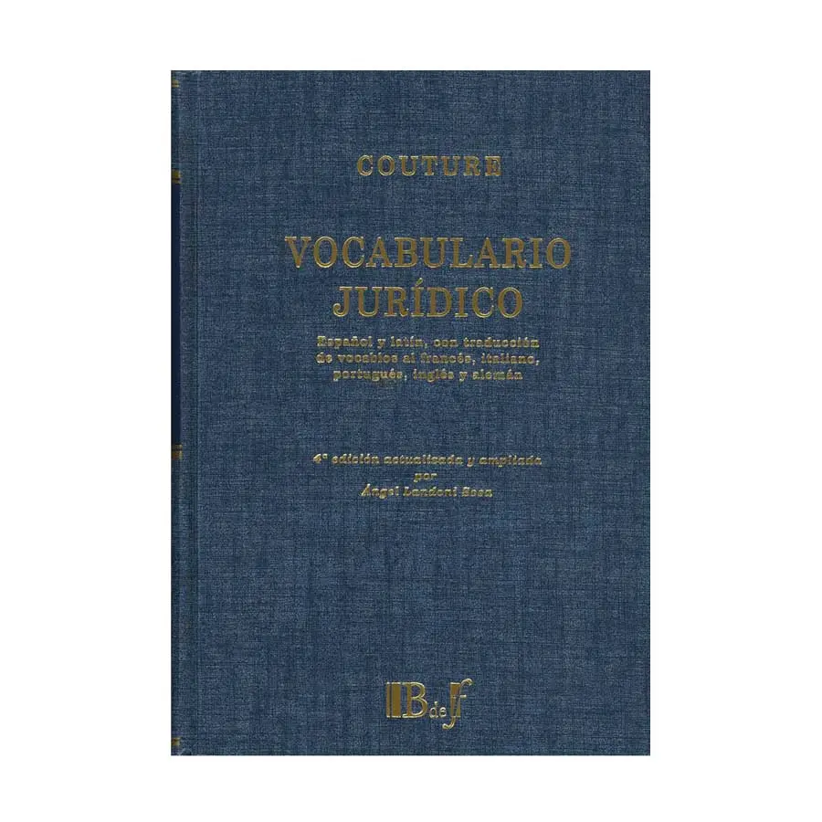 VOCABULARIO JURÍDICO (PASTA DURA) - 4ª ED. 2010, REIMP. 2023