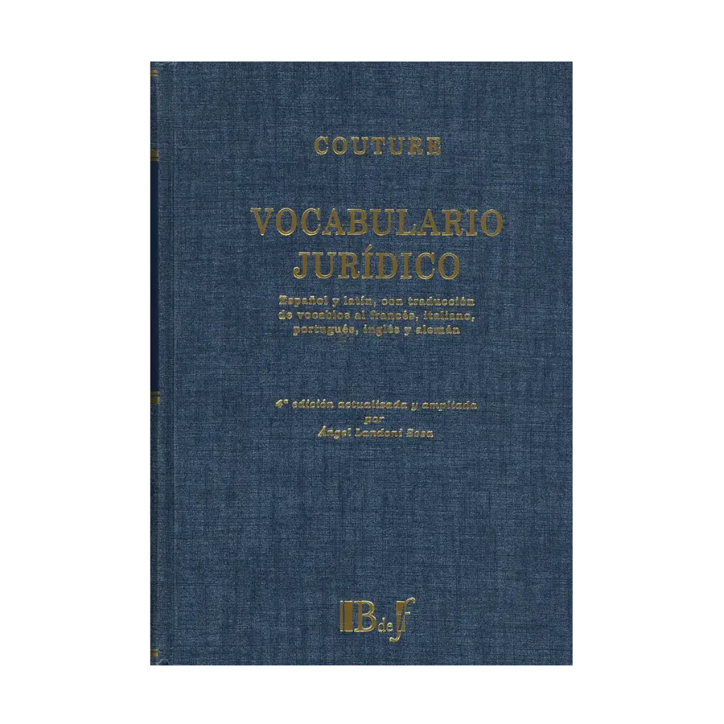 VOCABULARIO JURÍDICO (PASTA DURA) - 4ª ED. 2010, REIMP. 2023