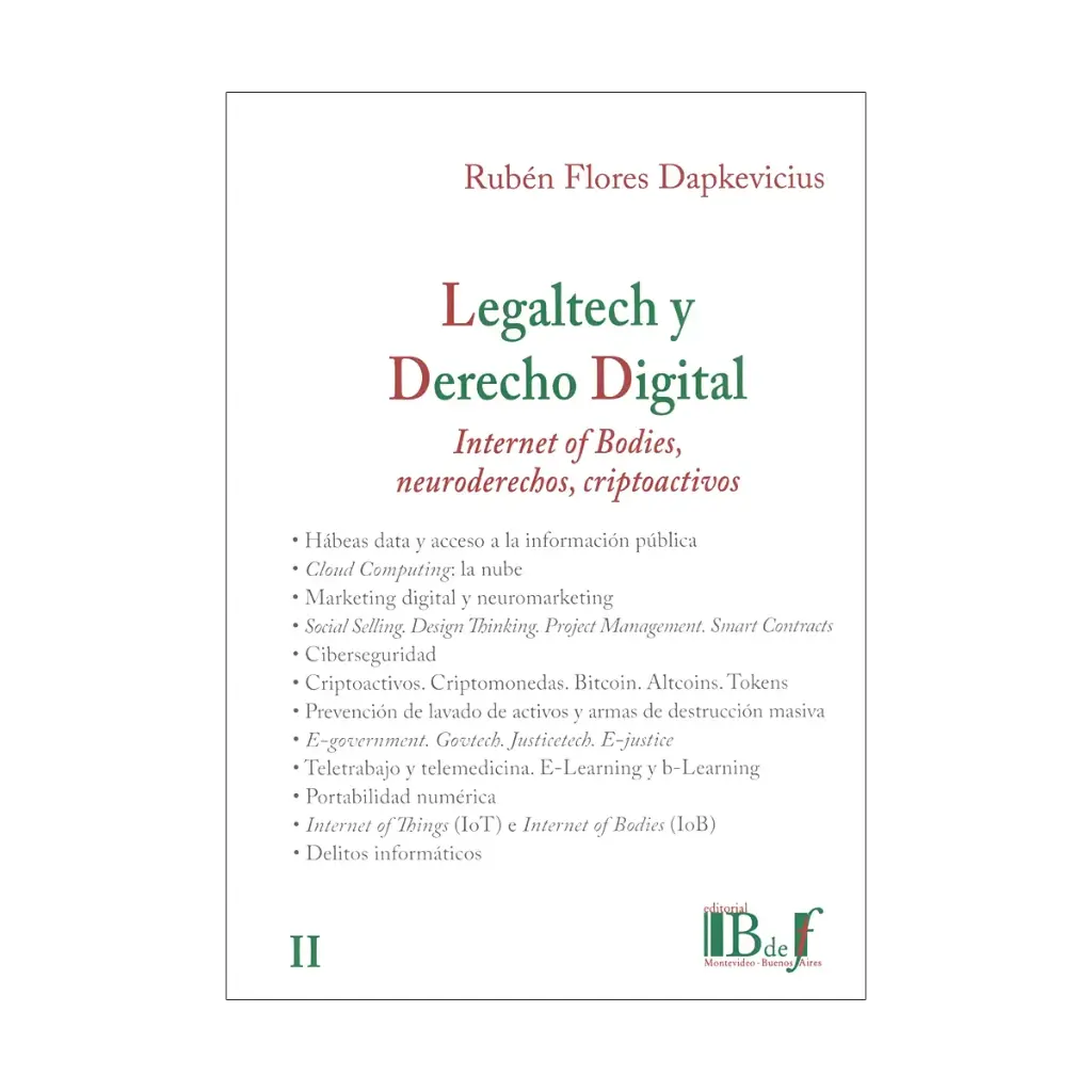 LEGALTECH Y DERECHO DIGITAL - 1ª ED. 2024 - TOMO II