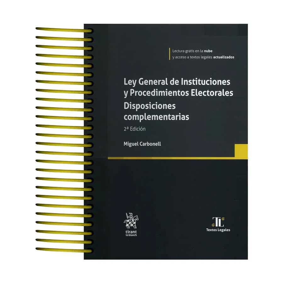 LEY GENERAL DE INSTITUCIONES Y PROCEDIMIENTOS ELECTORALES. - 2.ª ED. 2025 (CON ARILLAS Y PASTA DURA)