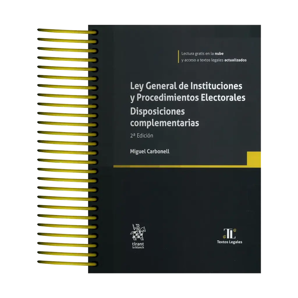 LEY GENERAL DE INSTITUCIONES Y PROCEDIMIENTOS ELECTORALES. - 2.ª ED. 2025 (CON ARILLAS Y PASTA DURA)