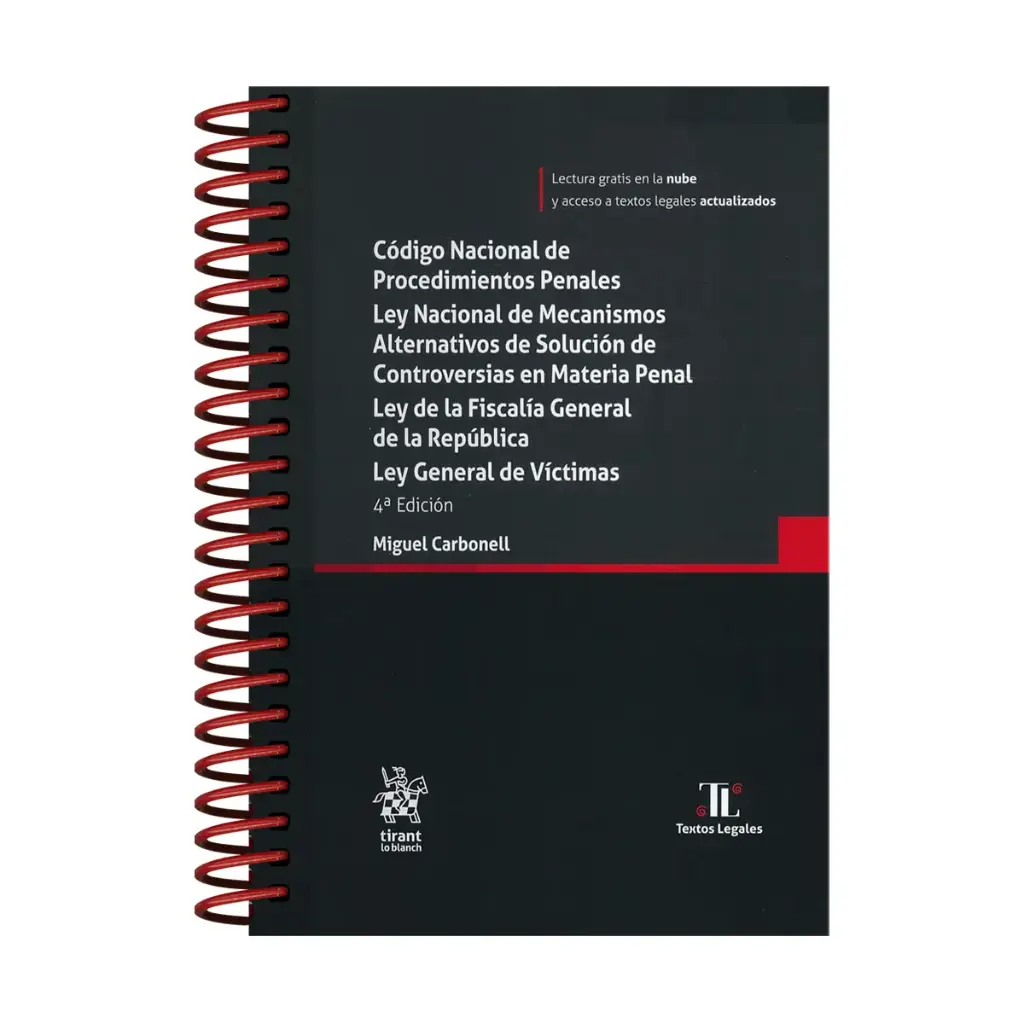 CÓDIGO NACIONAL DE PROCEDIMIENTOS PENALES - 4ª ED. 2025 (ARILLAS Y PASTA DURA)