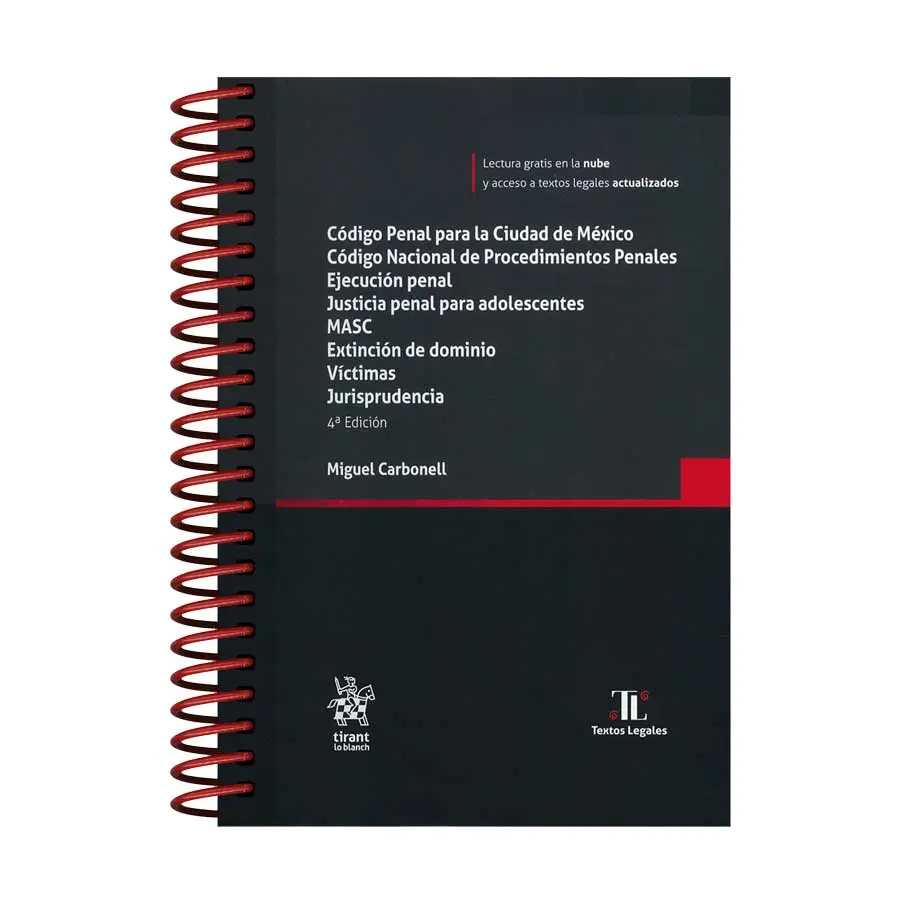 CÓDIGO PENAL PARA LA CIUDAD DE MÉXICO - 4.ª ED. 2025  (CON ARILLAS Y PASTA DURA)