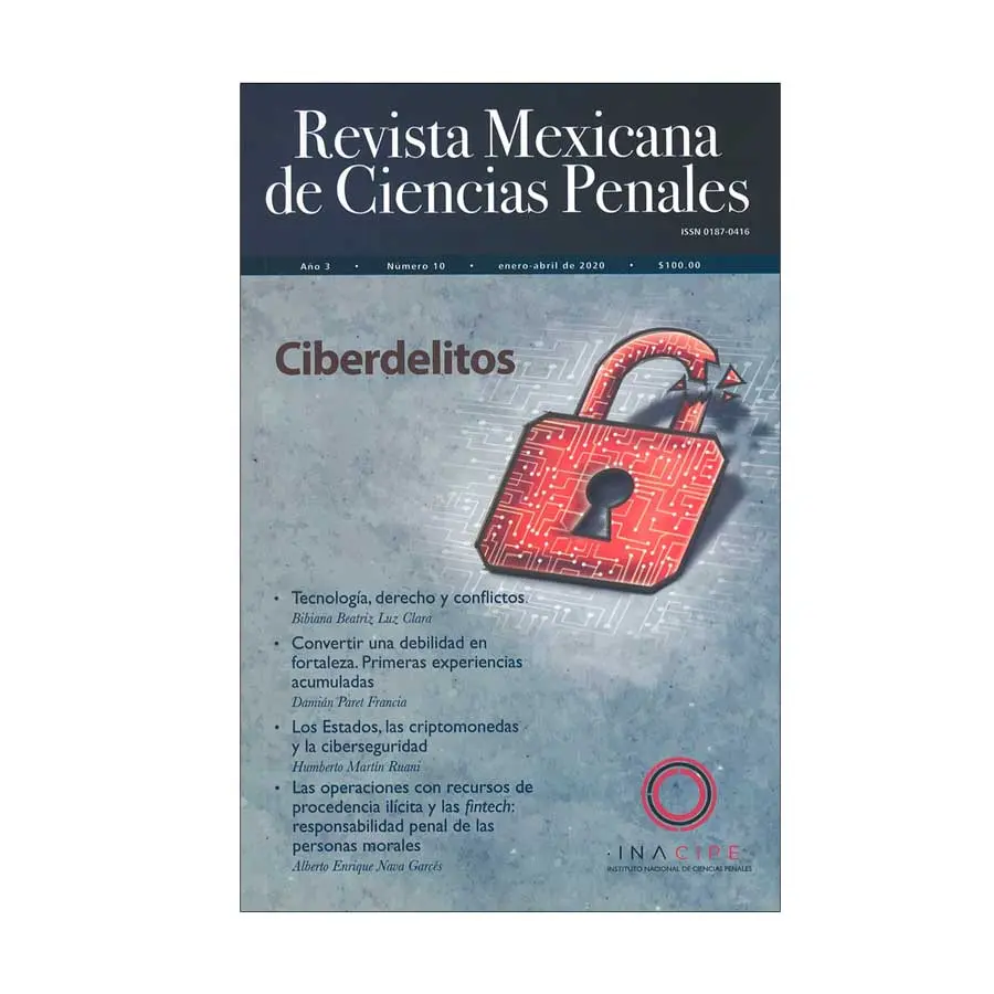 REVISTA MEXICANA DE CIENCIAS PENALES NUM. 10 (ENERO - ABRIL DE 2020) CIBERDELITOS