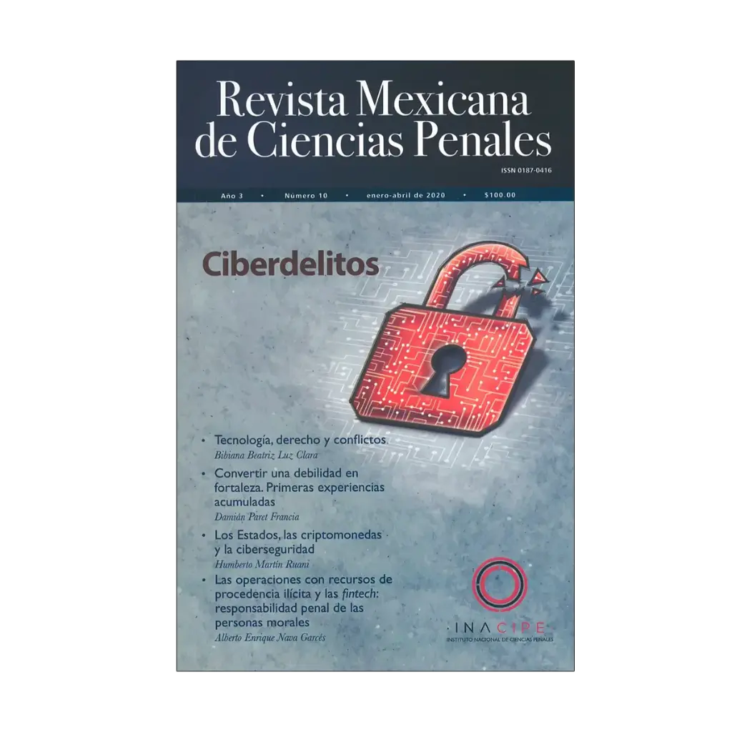 REVISTA MEXICANA DE CIENCIAS PENALES NUM. 10 (ENERO - ABRIL DE 2020) CIBERDELITOS