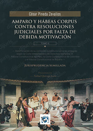 AMPARO Y HÁBEAS CORPUS CONTRA RESOLUCIONES JUDICIALES POR FALTA DE DEBIDA MOTIVACIÓN - TOMO II