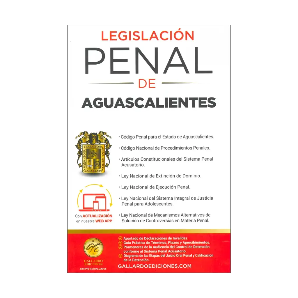 LEGISLACIÓN ESENCIAL PENAL DE AGUASCALIENTES - 4.ª ED. 2025