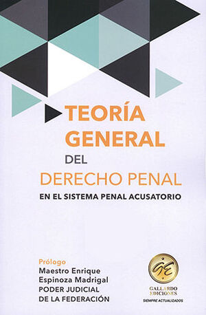 TEORÍA GENERAL DEL DERECHO PENAL EN EL SISTEMA PENAL ACUSATORIO - EDICIÓN ESPECIAL - 5.ª ED. 2025