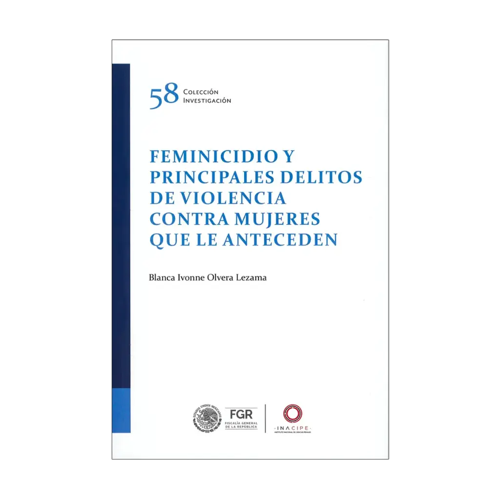FEMINICIDIO Y PRINCIPALES DELITOS DE VIOLENCIA CONTRA MUJERES QUE LE ANTECEDEN - 1.ª ED. 2024