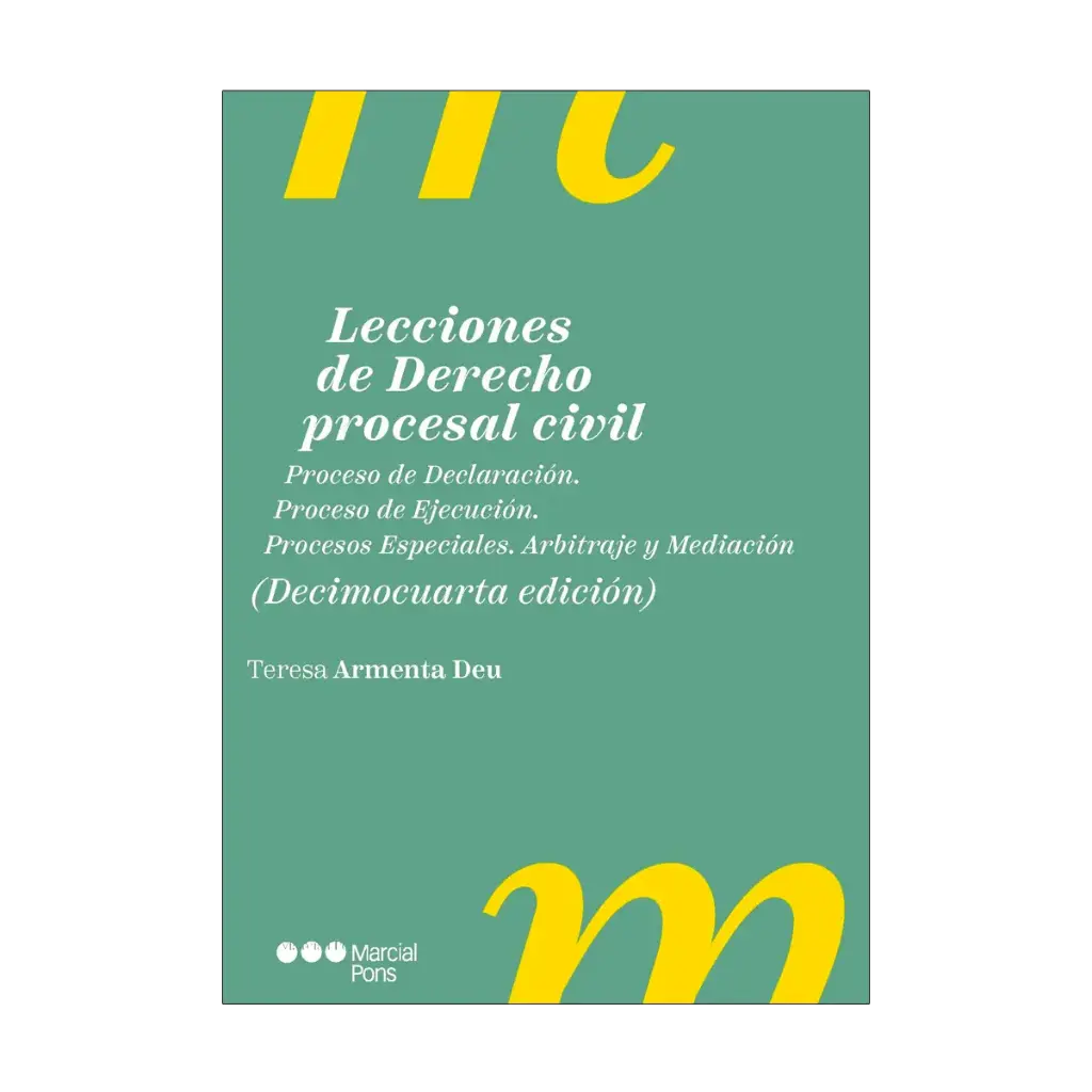 LECCIONES DE DERECHO PROCESAL CIVIL - 14.ª ED. 2023