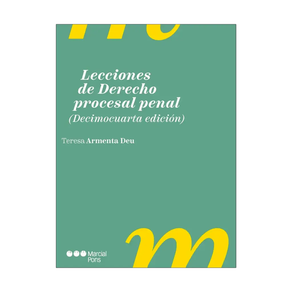 LECCIONES DE DERECHO PROCESAL PENAL - 14.ª ED. 2023