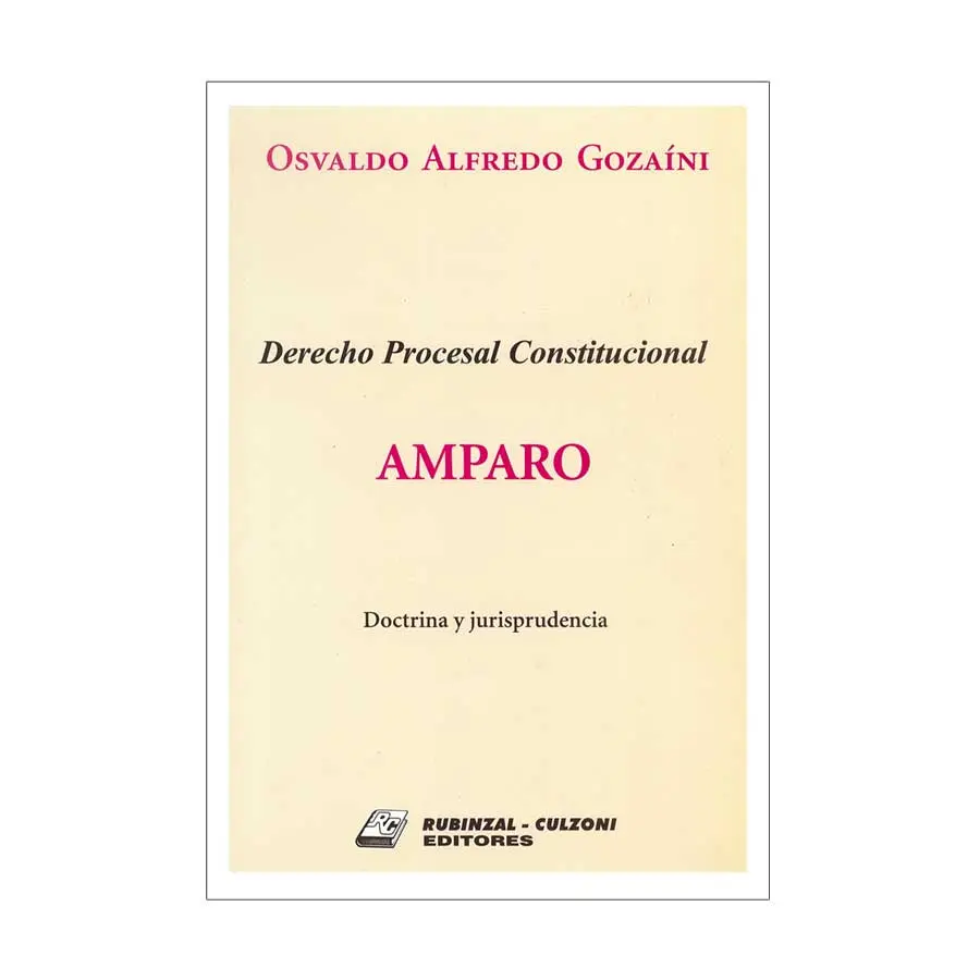 AMPARO. DERECHO PROCESAL CONSTITUCIONAL - ED. 2004