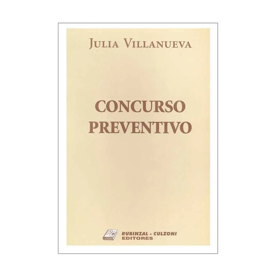 CONCURSO PREVENTIVO -  1.ª ED. 2003