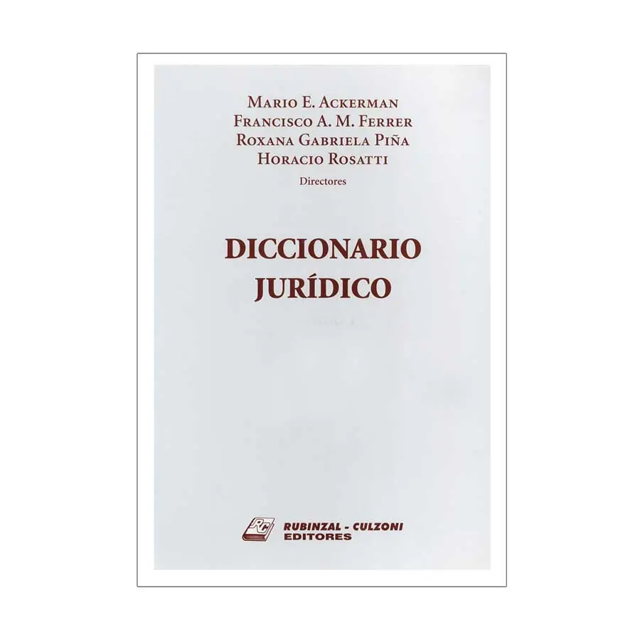 DICCIONARIO JURÍDICO (2 TOMOS) - 1.ª ED. 2012