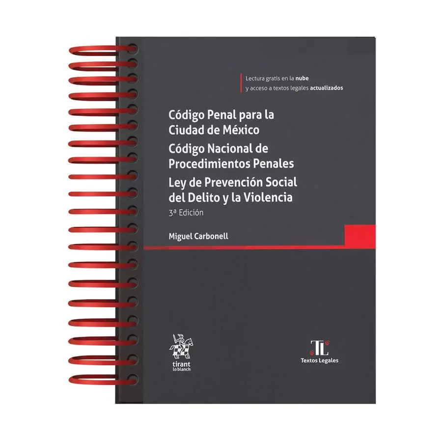 CÓDIGO PENAL PARA LA CIUDAD DE MÉXICO (CDMX) - 3.ª ED. 2024 (CON ARILLAS Y PASTA DURA)