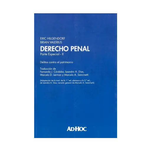 [9789877452846] DERECHO PENAL (PARTE ESPECIAL) TOMO II  - 1.ª ED. 2024