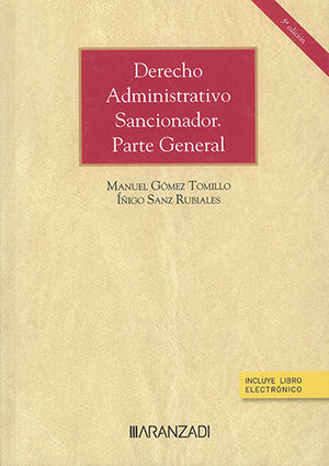 [9788411249898] DERECHO ADMINISTRATIVO SANCIONADOR. PARTE GENERAL (PAPEL + E-BOOK) - 5.ª ED. 2023