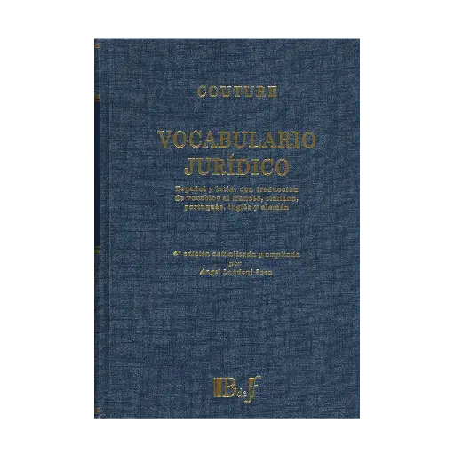 [9789974578357] VOCABULARIO JURÍDICO (PASTA DURA) - 4ª ED. 2010, REIMP. 2023